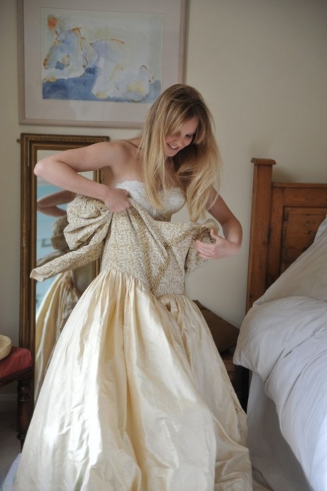 Various female models pose semi-naked for glamour shoots