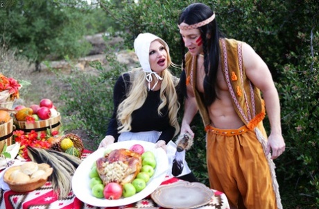 Horny Indian guy bangs the brains out of blonde busty cougar Kelly Madison