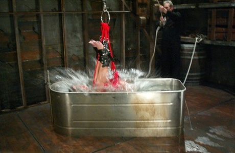Water Bondage starring Julie Night XXX Porn Pics