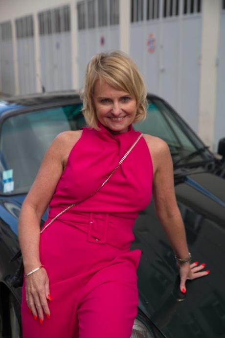 Lovely mature women Camille & Cintya Aston pose in their sexy outfits