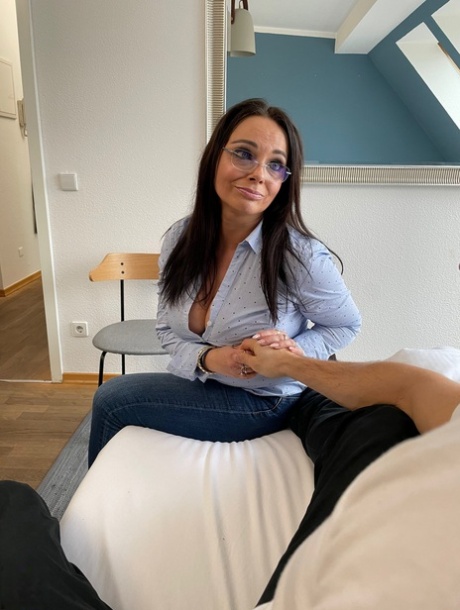 German mom with big tits Dirty Priscilla gets fucked by her stepson in POV