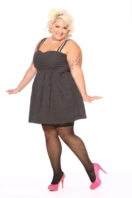 Sexy full-figured women show off their chubby bodies and get fucked